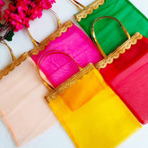 Tissue Tote Bag, Silk Bags, Return Gifts, Coin Pouches, Bridesmaid Gift, Party Favors, Wedding Favor, Diwali Gift